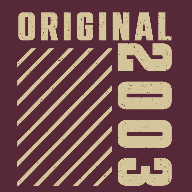 Original 2003 Authentic 2003 Vintage Bursdag