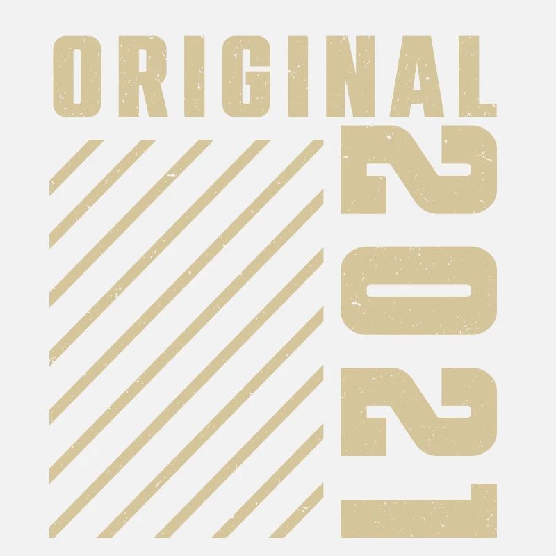 Original 2021 Authentic 2021 Vintage Bursdag