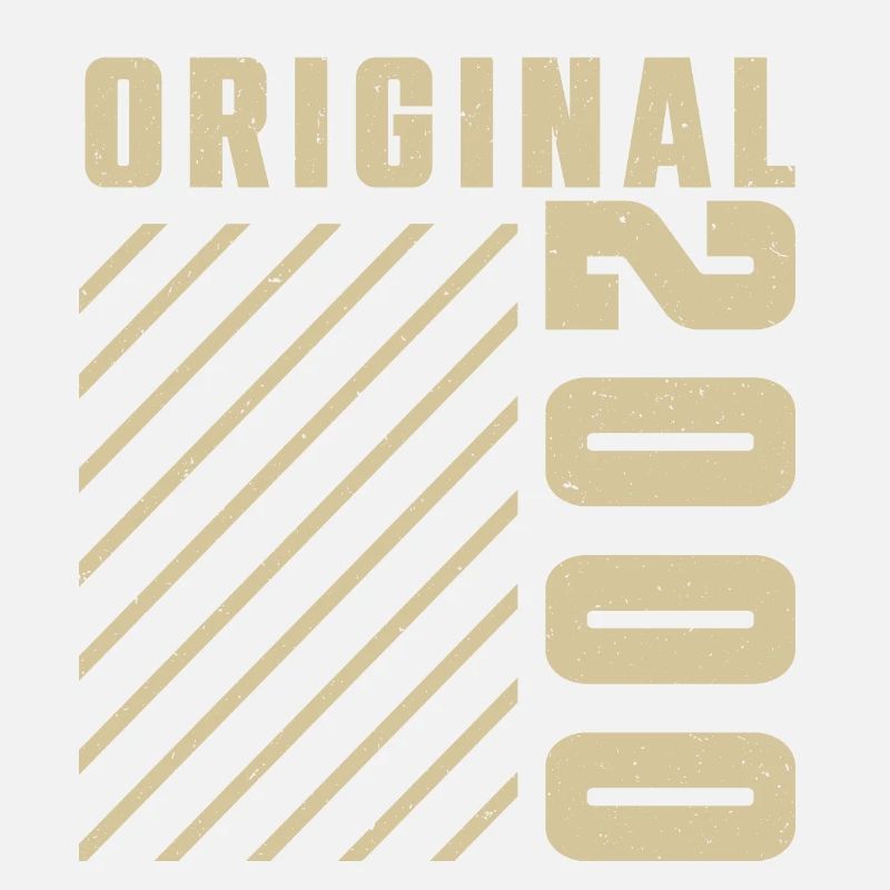 Original 2000 Authentic 2000 Vintage Bursdag