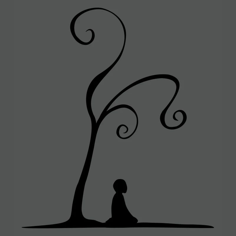 meditation under tree