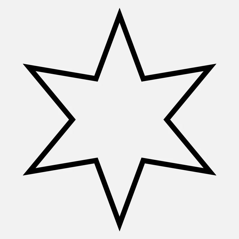 Six-pointed star - six-pointed star