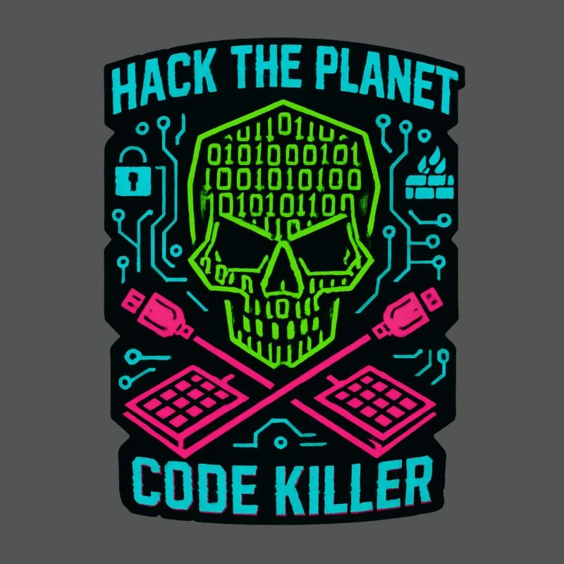 Hack the Planet Code Killer – Cybersicherheit