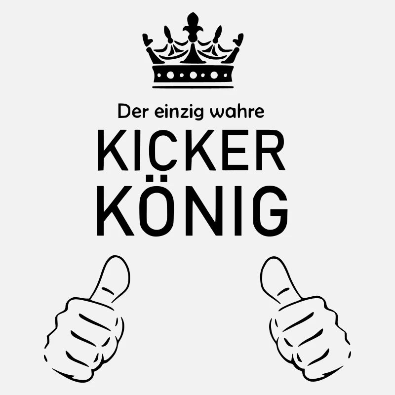 Kicker König Table Soccer Geschenk Idee