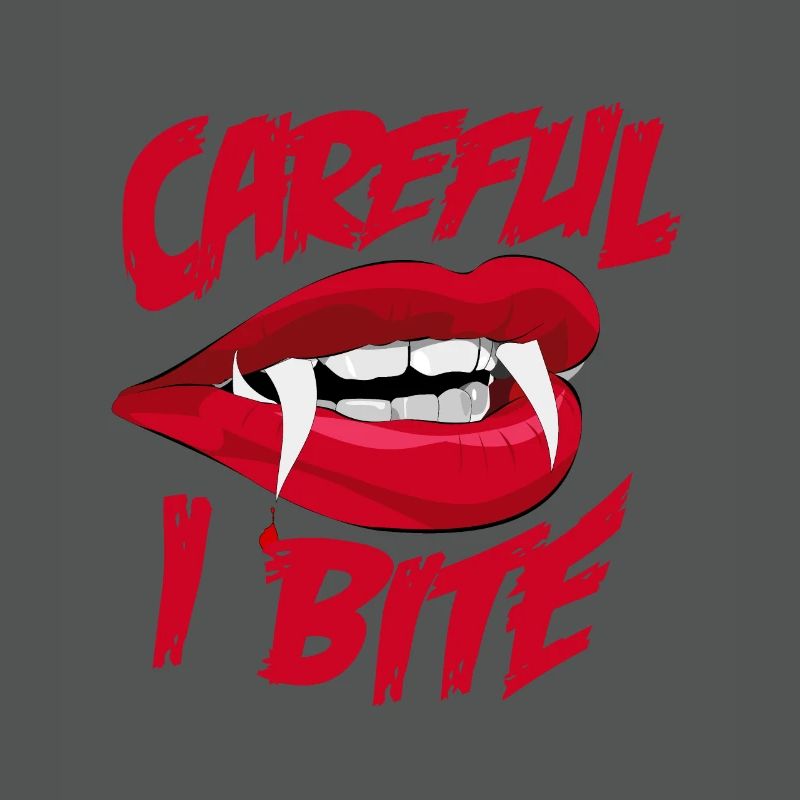Attention I bite bite bite! Vampire dentition teeth