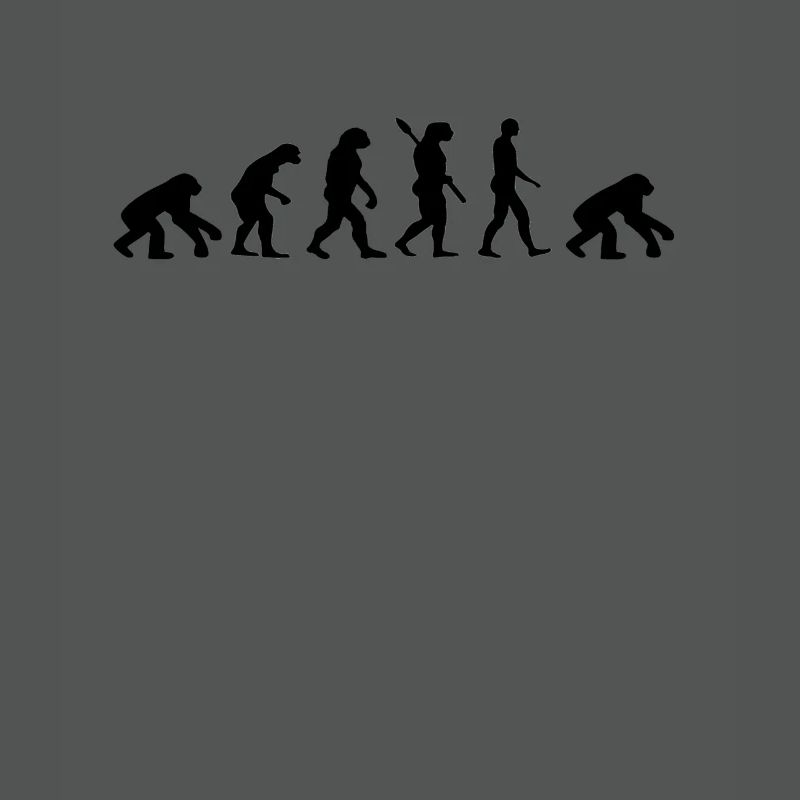 Evolution monkey human funny Neanderthal freak