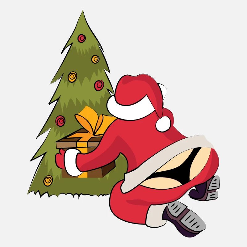 Weihnachtsmann String Weihnachsbaum Bescherung
