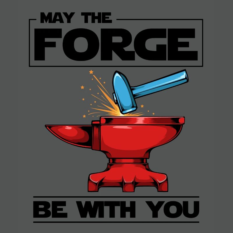 Que la forge soit avec vous pour dire un cadeau de forgeron