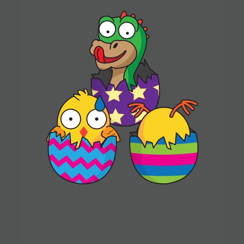 Easter eggs Easter surprise chick Easter