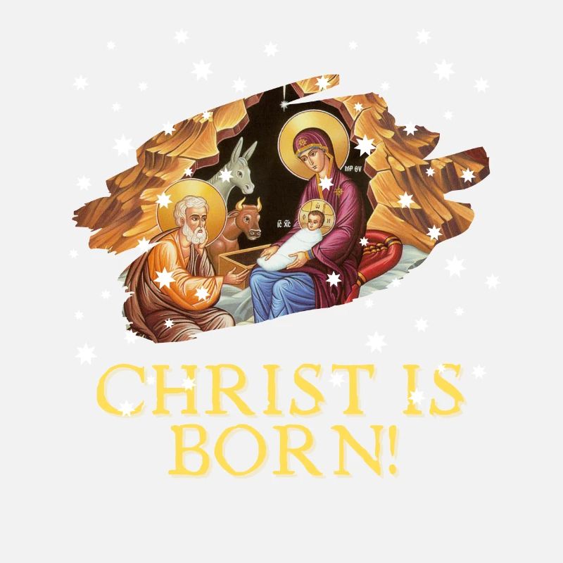 Weihnachtskrippe Christus ist geboren!