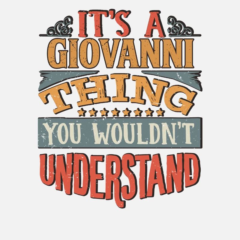 C’est une chose de Giovanni que vous ne comprendriez pas -