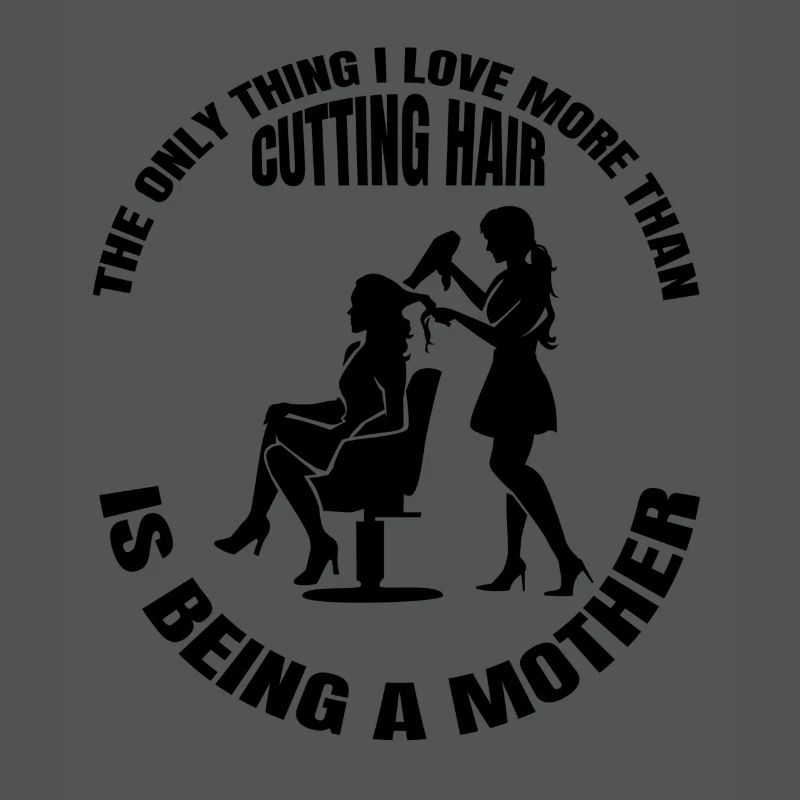Frison Coiffeur Ciseaux Peigne Maman Ciseaux Mère