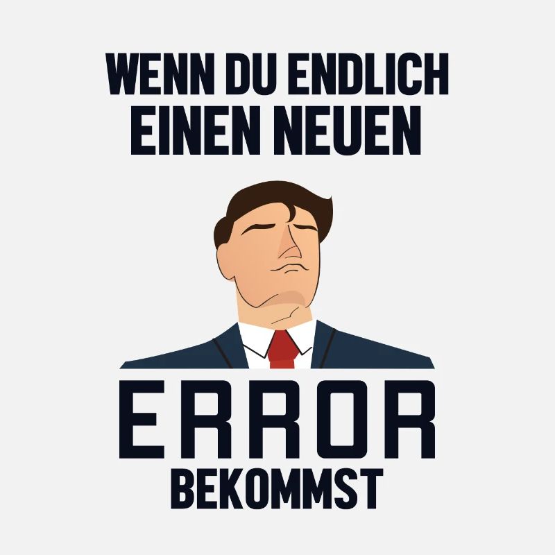 Neuen Error Bekommen Developer Coder Programmierer
