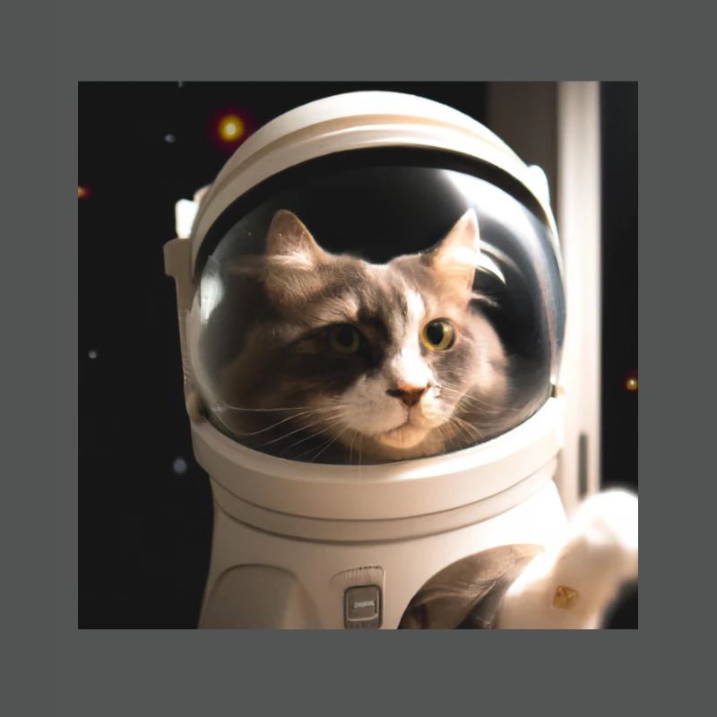 Chat dans l’espace