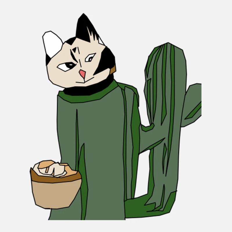 Cat Making Biscuits Christmas Funny