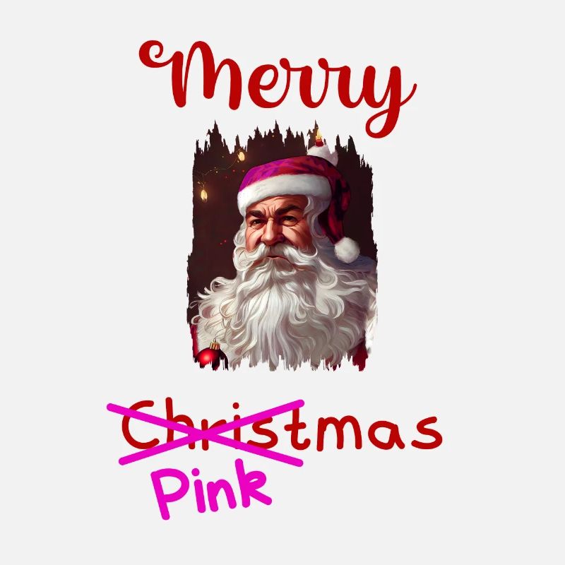 Rosa Weihnachtsmann