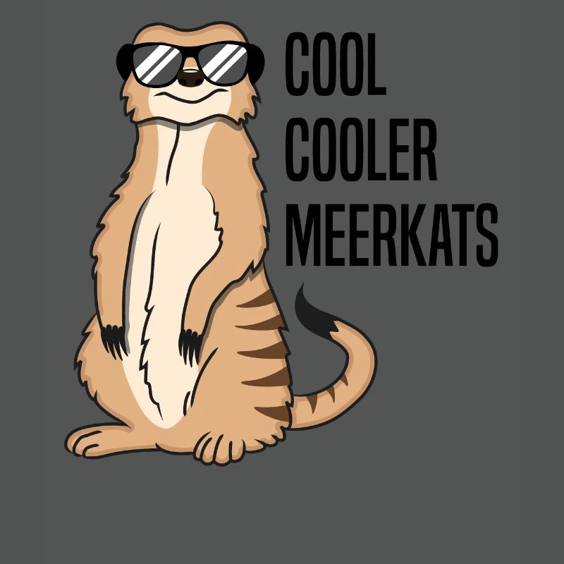 Cooles Erdmännchen Lustiger Spruch Geschenk
