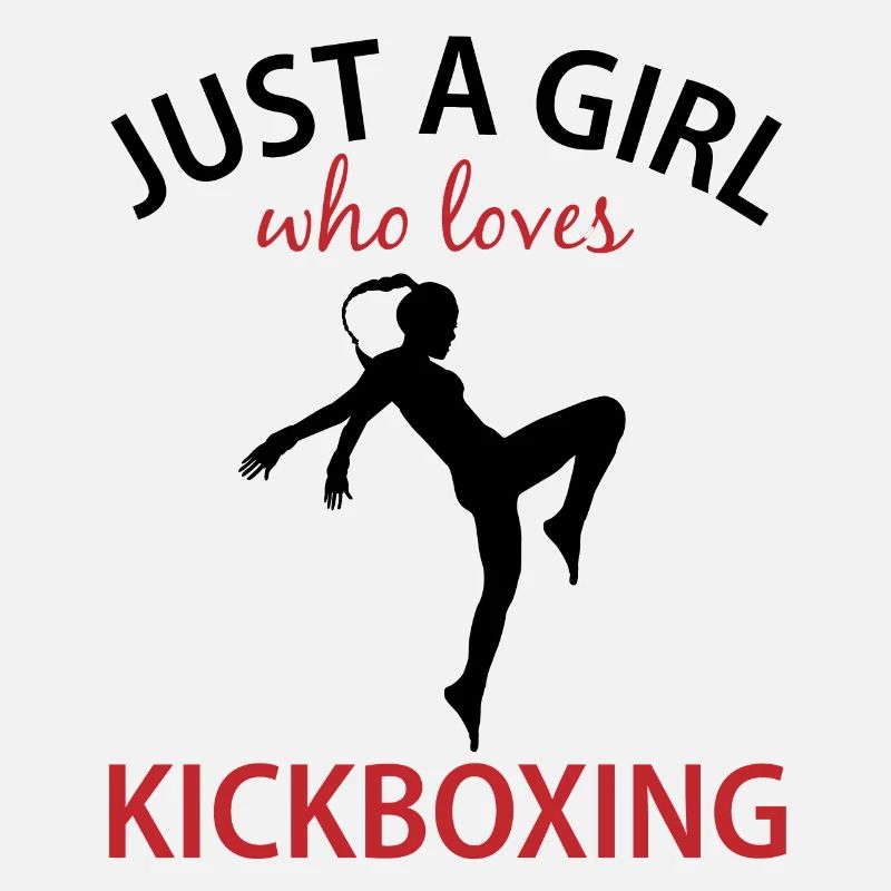 Kickboxerin Spruch Geschenk Damen Mädchen