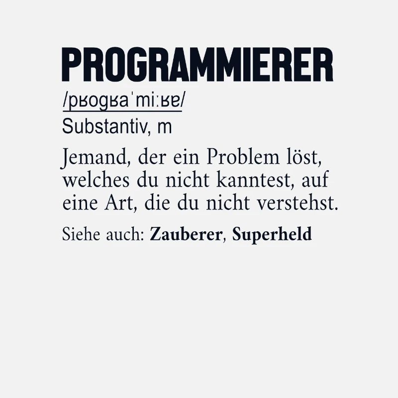 Programmierer Definition Developer Coder