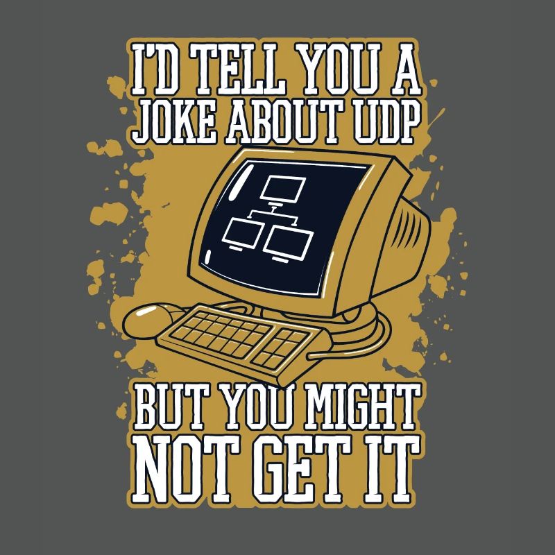 Je vous raconterais une blague sur UDP Developer Coder