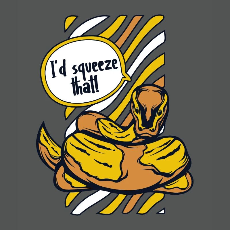 Je serrerais cette boule de banane de serpent python