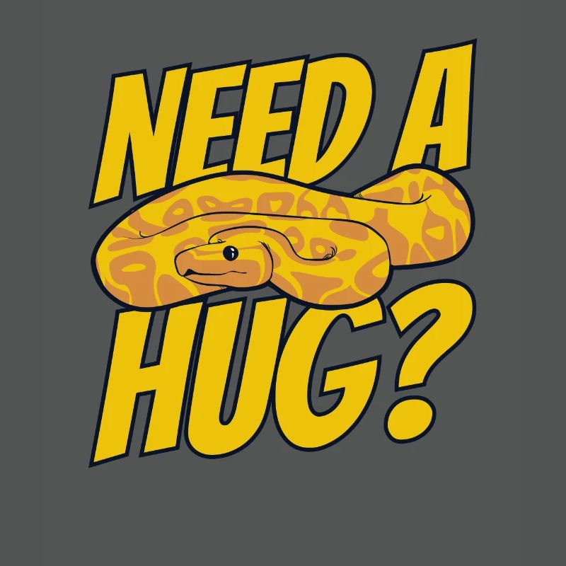 Need A Hug Python Schlange Pythonzüchter Banana