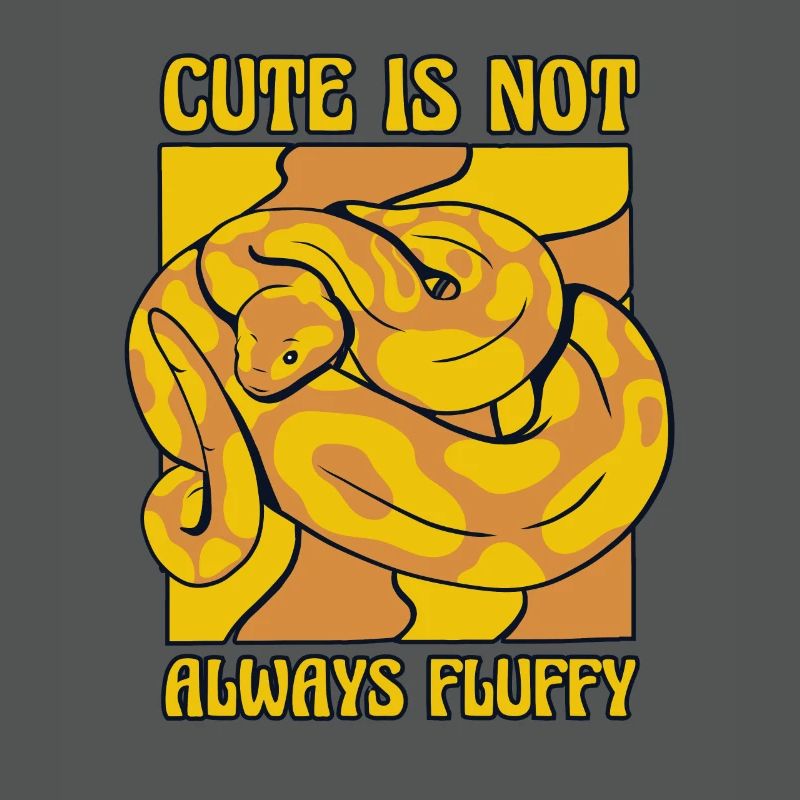 Cute Is Not Always Fluffy Python Snake Banana