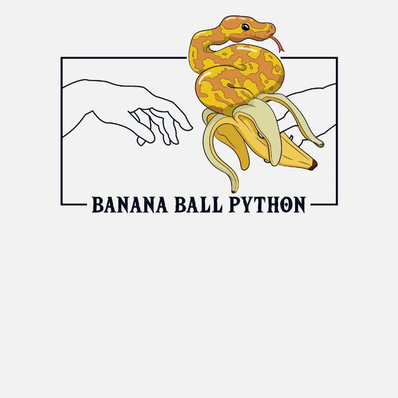 Michelangelo Création d’Adam Banana Ball Python