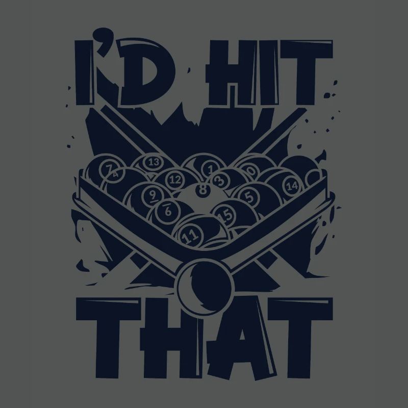 J’avais frappé ce billard de billard