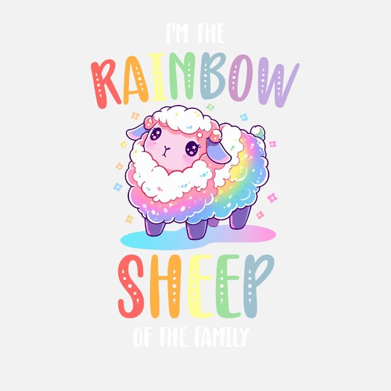 Rainbow Sheep LGBTQ Transgender Pride Community