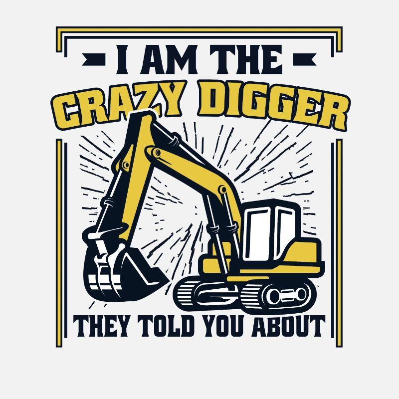 I'm The Crazy Digger Seilbagger Raupenbagger