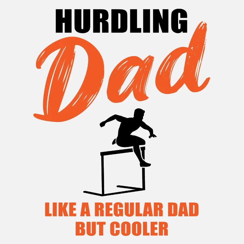 Cool hurdle running dad