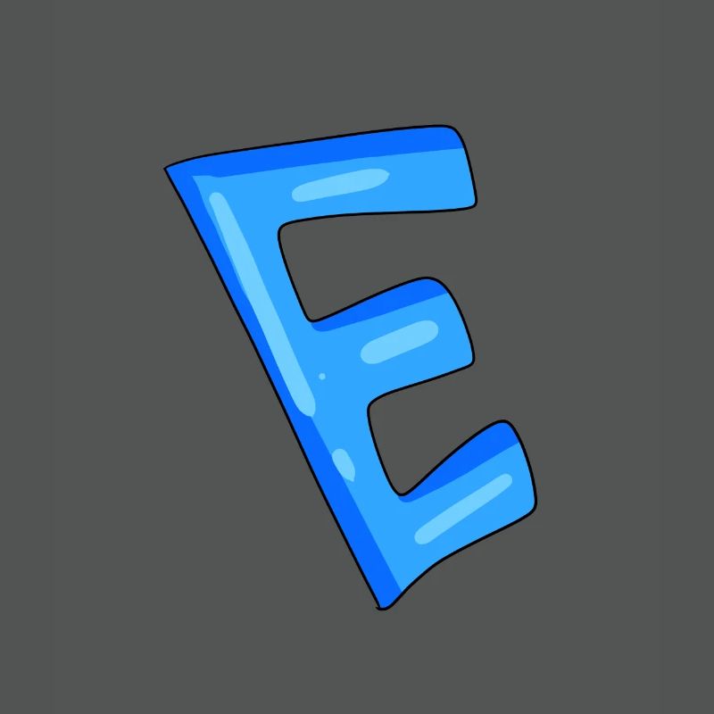 Buchstabe E Anfangsbuchstabe