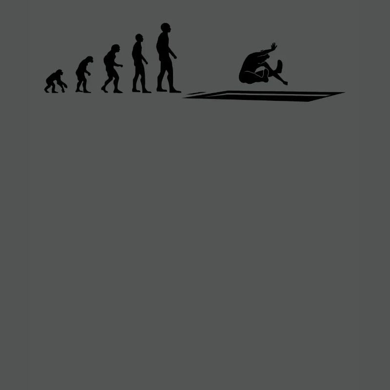 Evolution Weitsprung Athlet - Geschenk