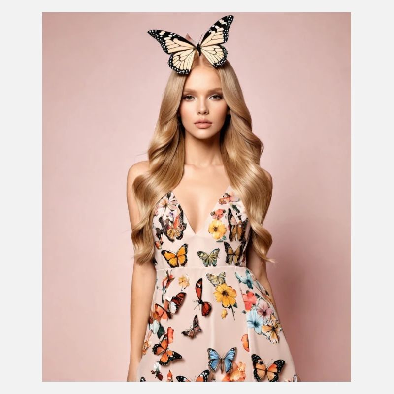Robe papillon.