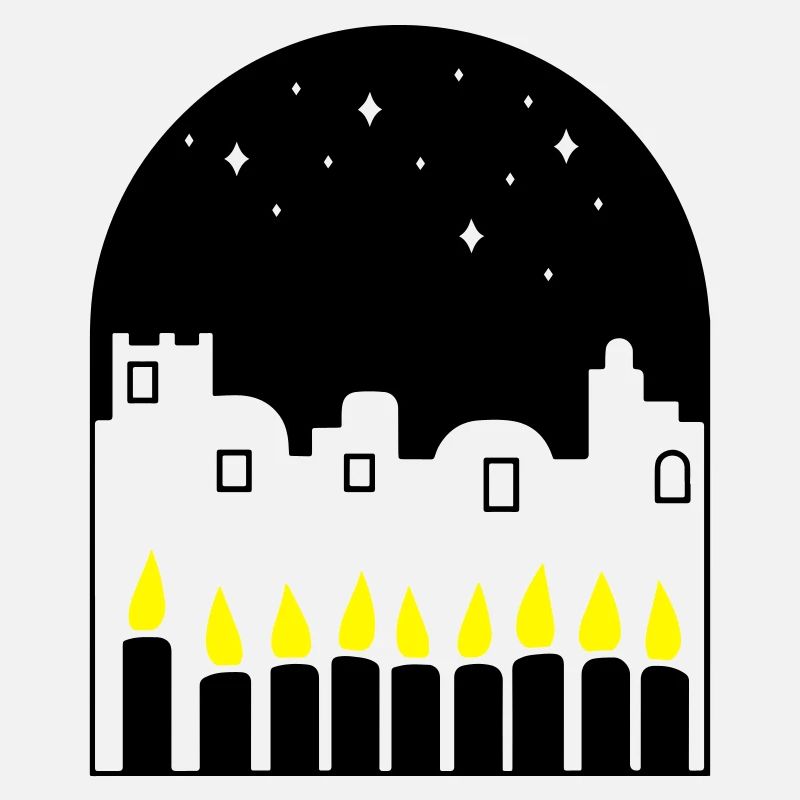 Candles at night