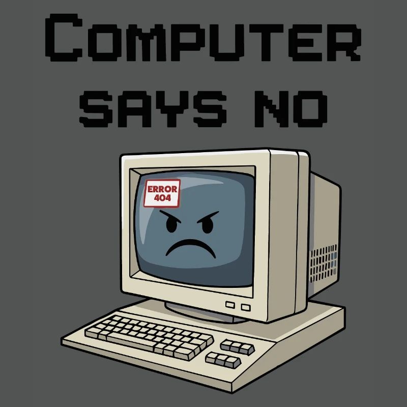 Retro Computer 404 Error