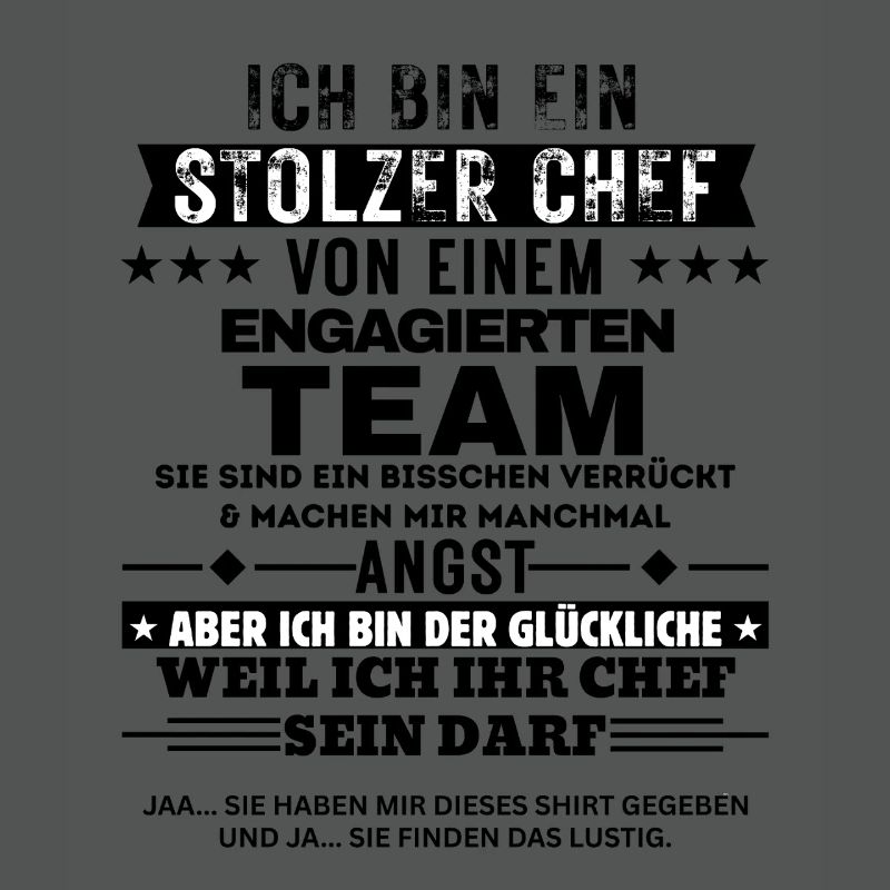 Fier patron d’une équipe dévouée