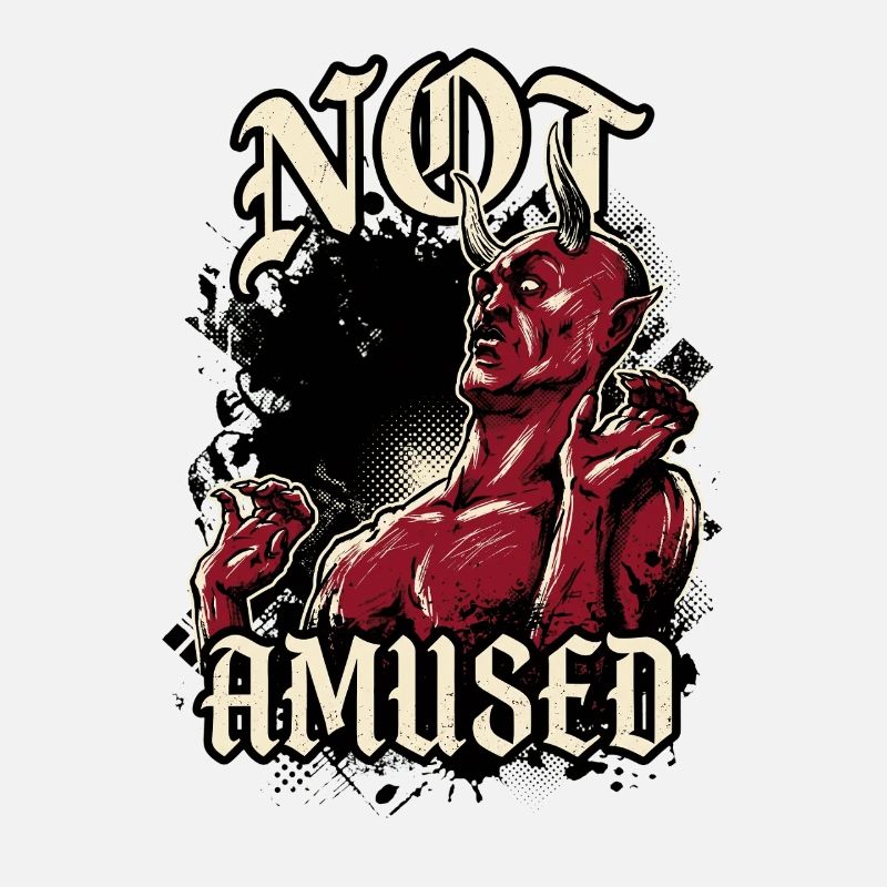 Red Devil Not Amused Funny