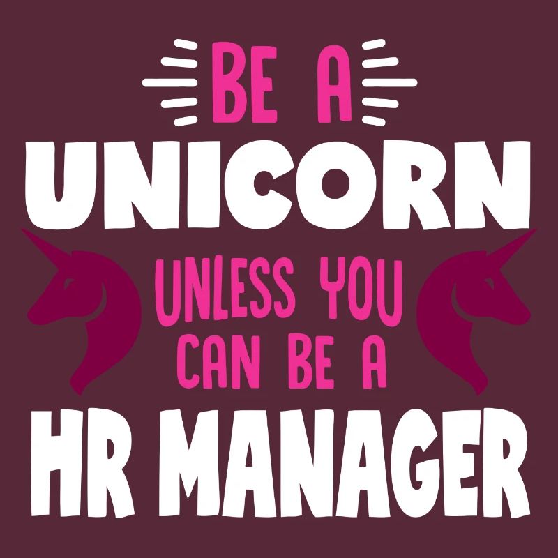 Pferd mit Horn oder HR Manager