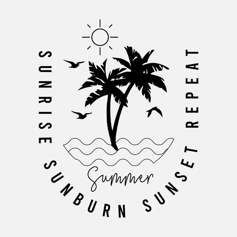 SUMMER sunrise sunburn sunset repeat