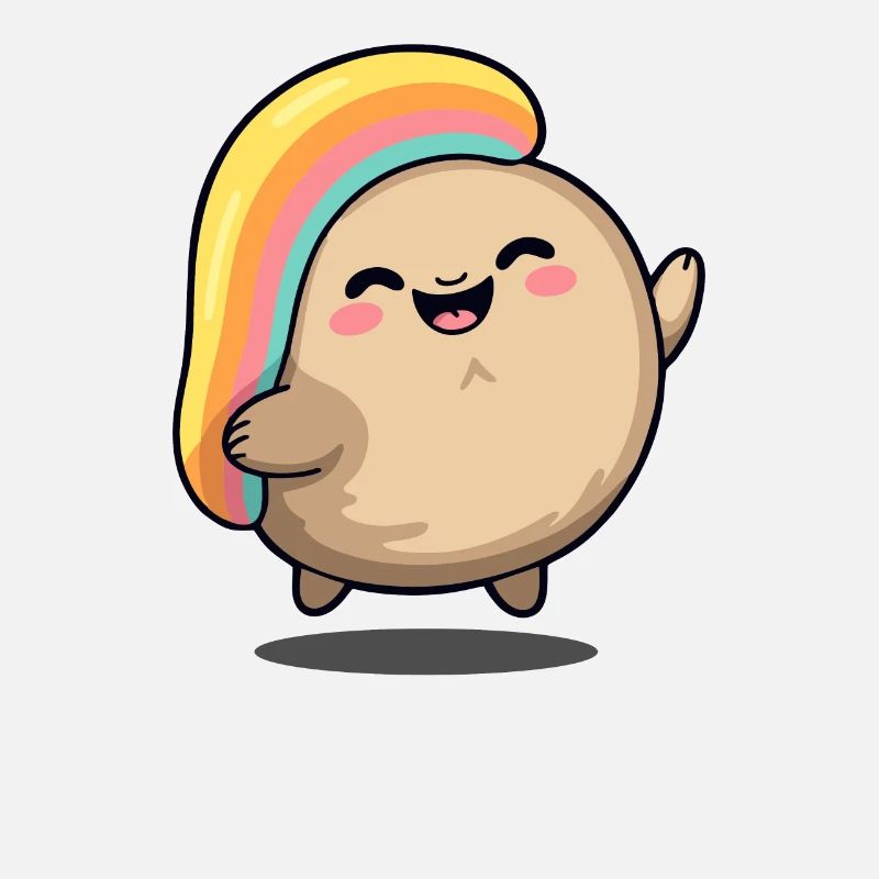 Heureux truc chibi mignon