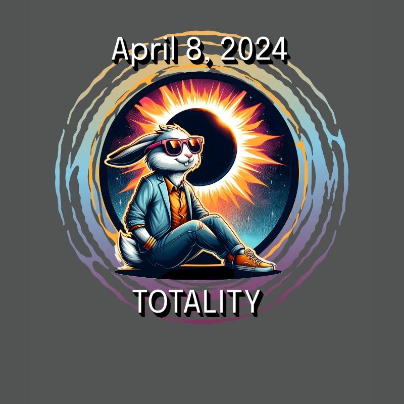 Cool Rabbit Solaire 8 avril 2024 Eclipse Totality
