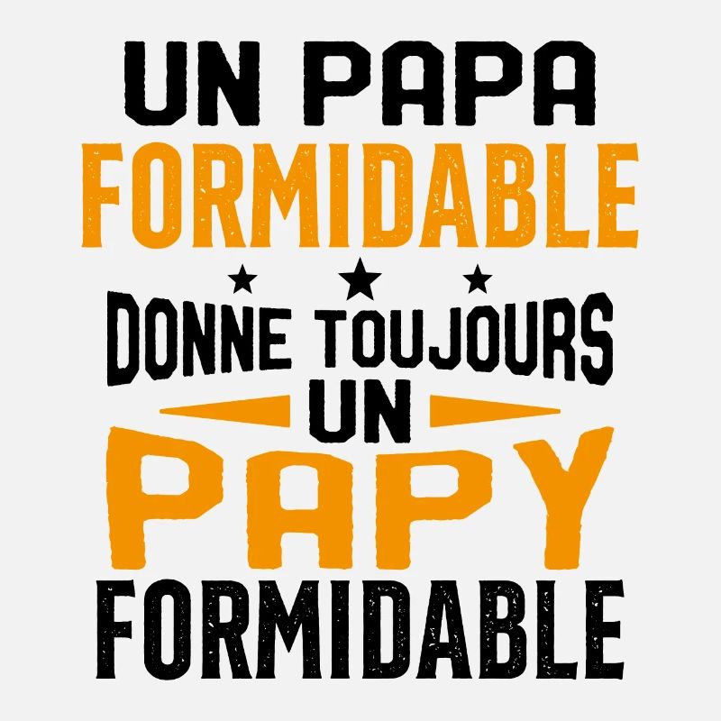 Un papa formidable donne Papy Cadeau formidable