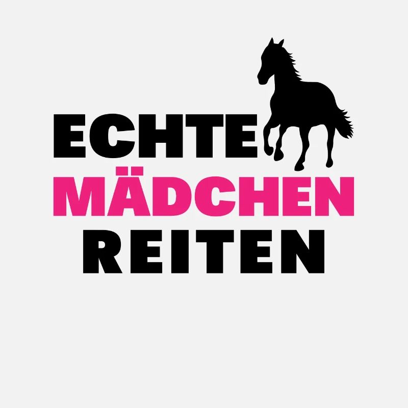 Echte mädchen reiten