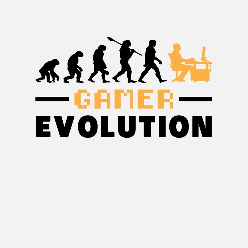 Gamer Evolution Vintage Geschenk