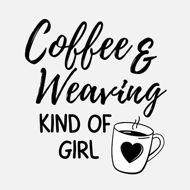 Kaffee- und Webmädchen.