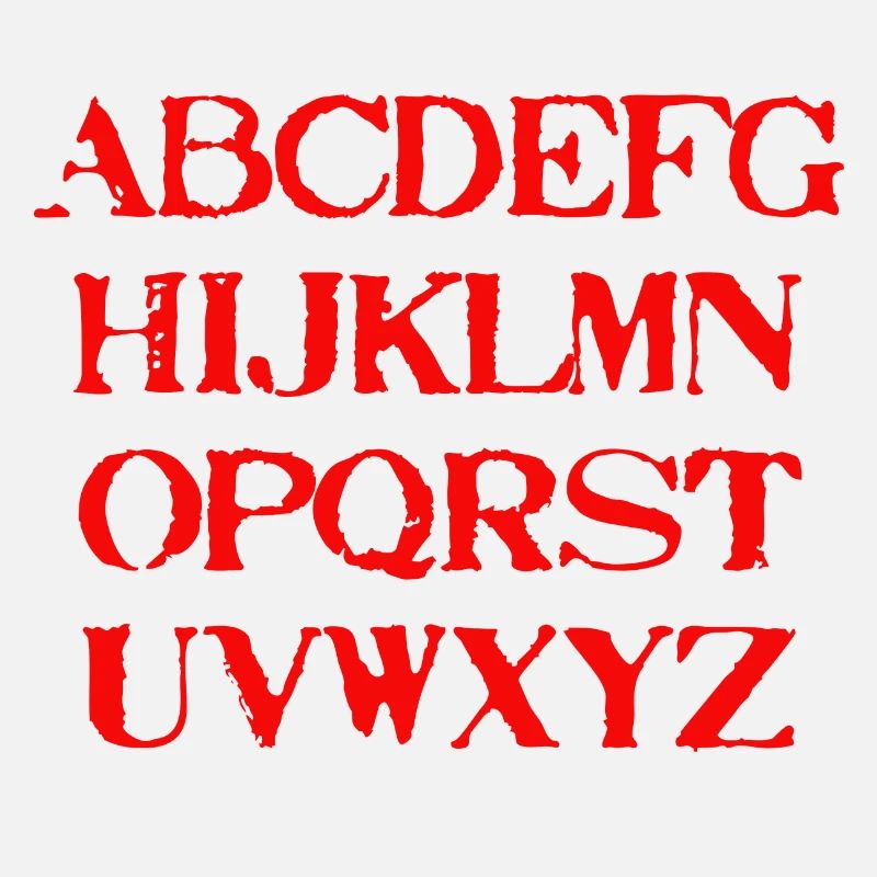 ABC Geschenkidee Alphabet Buchstaben Kindergarten