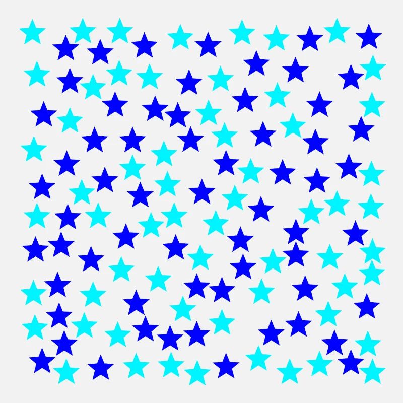Sterne hellblau dunkelblau Geschenkidee