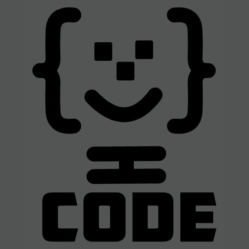 Hauptprogrammierer-Code-Logo mit Text CODE