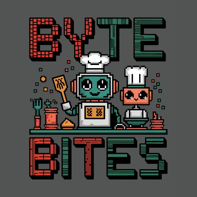 Byte Bites – Niedliche Pixel-Roboterköche, die Spaß kochen